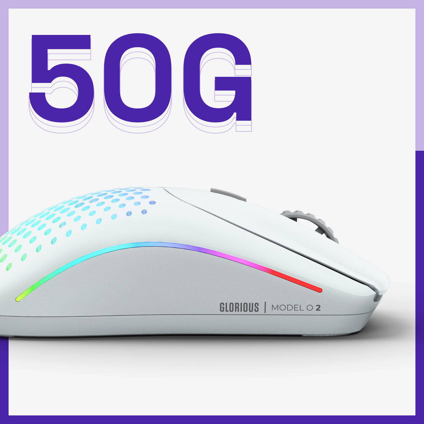 Model O 2 Wireless in White offers 50G acceleration